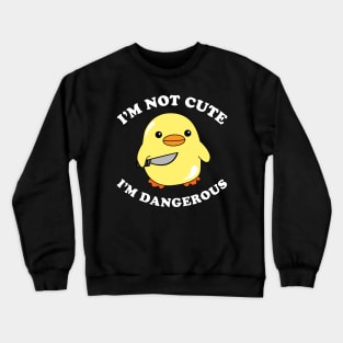 Duck With Knife Crewneck Sweatshirt